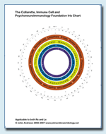 The Collarette, Immune Cell & Psychoneuroimmunology Foundation Iris Chart by John Andrews
