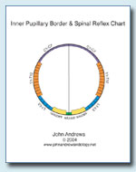 Inner Pupillary Border Spinal Reflex Chart by John Andrews